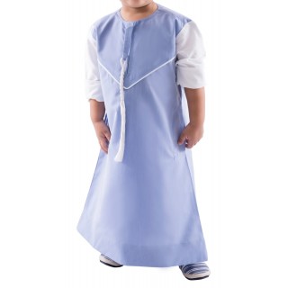 Kids & Boy's Jubbah - DR SLEEVE EMRATI SKY BLUE